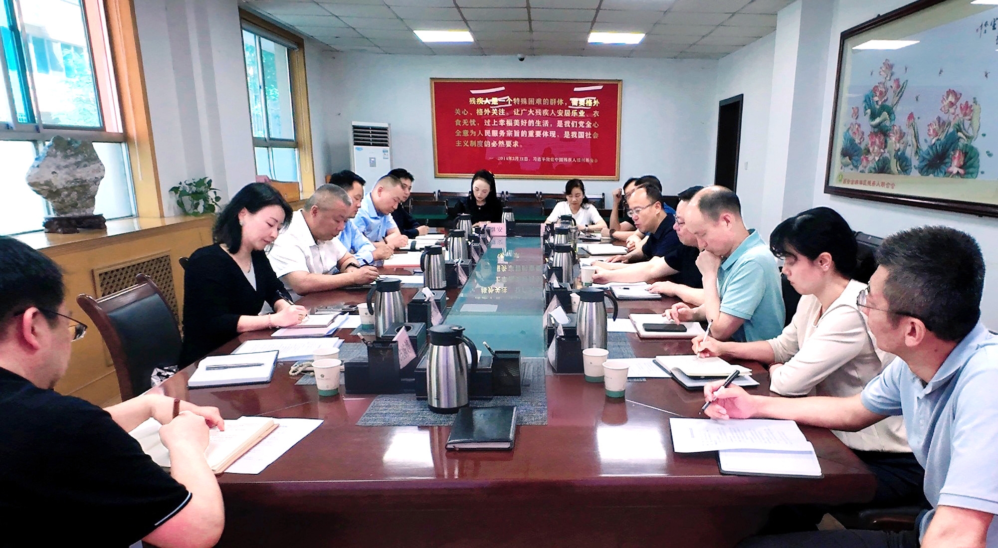 強盛一行赴西安市殘疾人聯(lián)合會開展專題調(diào)研——共商殘疾人康復(fù)養(yǎng)老事業(yè)發(fā)展，探索科技助殘服務(wù)新模式
